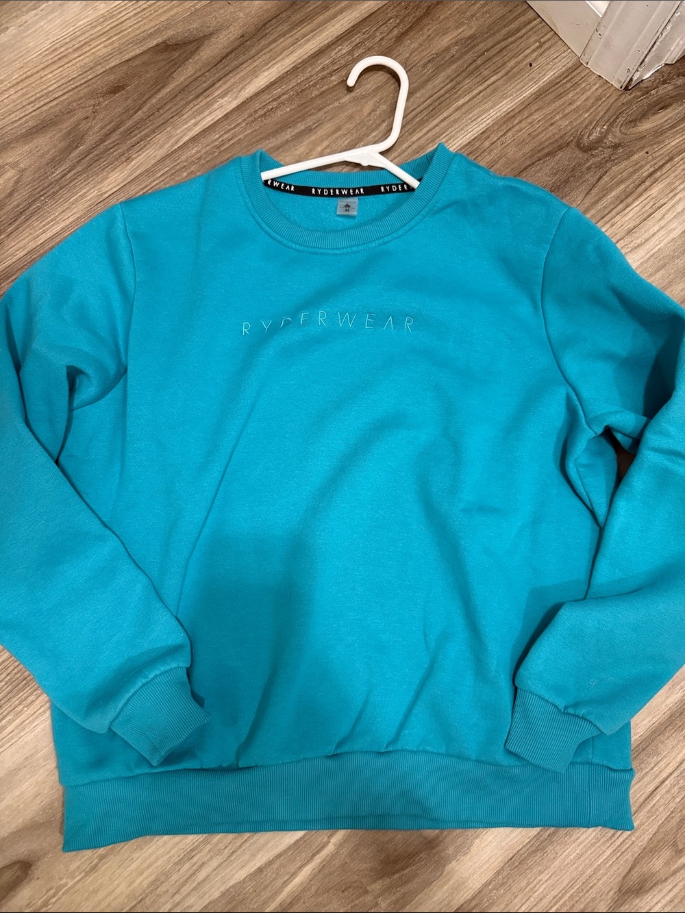 Ryderwear Women’s Teal Crewneck Pullover. Teal